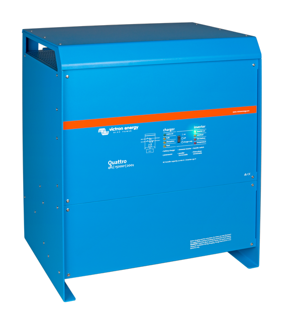Victron Quattro 48/15000 | 48V Input | 15000VA Output 230V | 200A Charger | Transfer Switch
