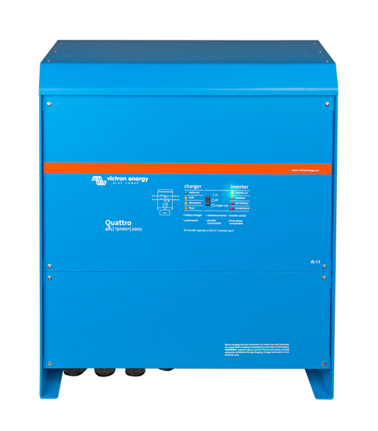 Victron Quattro 48/15000 | 48V Input | 15000VA Output 230V | 200A Charger | Transfer Switch