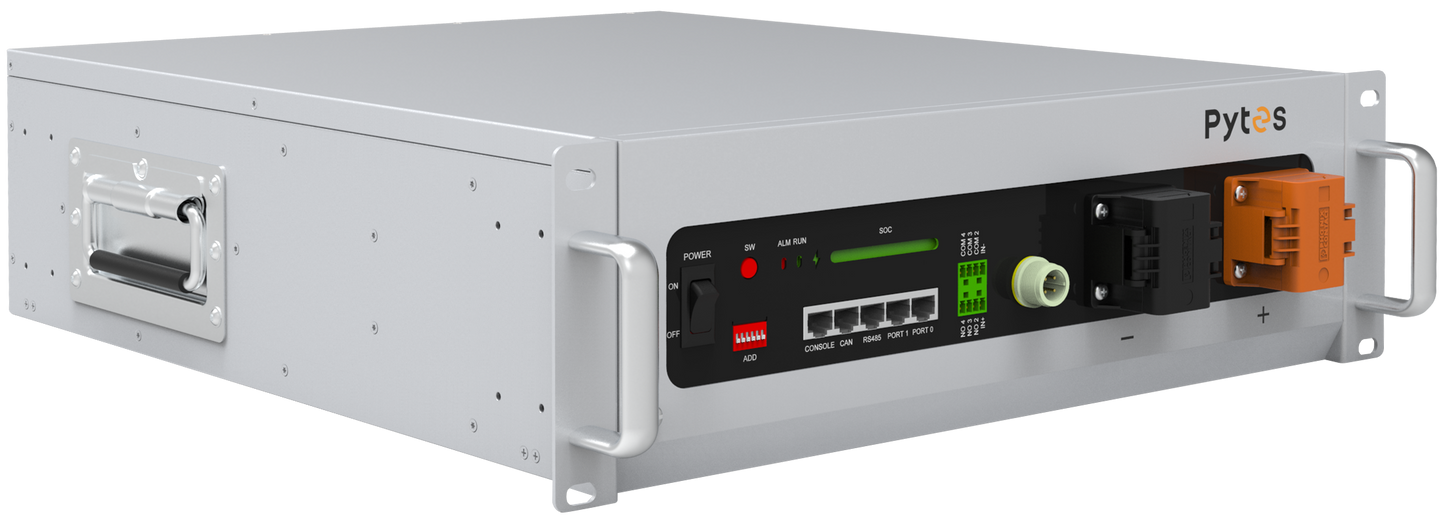Pytes V5 LiFePO4 Battery | 5.12kWh | 51.2V | 100Ah | Lithium Iron Phosphate